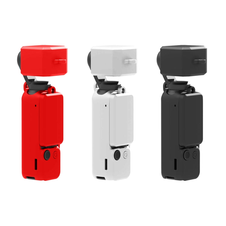 For DJI OSMO Pocket 3 PULUZ  3 in 1 Silicone Cover Case Set (Red) - Case & Bags by PULUZ | Online Shopping South Africa | PMC Jewellery | Buy Now Pay Later Mobicred