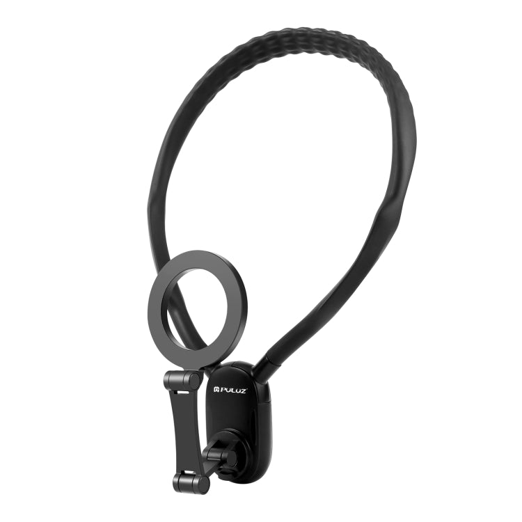 PULUZ Magnetic Collar Bracket POV View Mount with Phone Clamp for GoPro Action Cameras / Phones (Black) - free shipping - PMC TechLife - Order now!