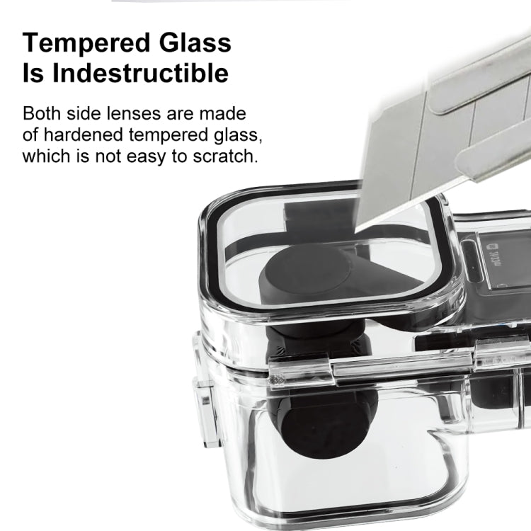 For DJI Osmo Pocket 3 PULUZ 45m Underwater Waterproof Housing Diving Case (Transparent) - Case & Bags by PULUZ | Online Shopping South Africa | PMC TechLife | Buy Now Pay Later Mobicred