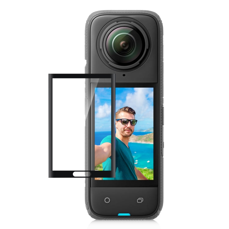 For Insta360 X4 PULUZ 9H 2.5D Curved HD Screen Tempered Glass Film (Transparent) - Protective Film & Stickers by PULUZ | Online Shopping South Africa | PMC TechLife
