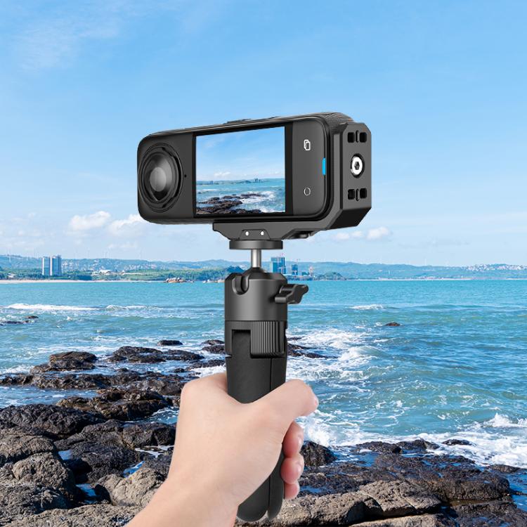 For Insta360 X4 / X5 PULUZ Vertical Horizontal Shooting Quick Release Metal  L Bracket (Black) - Mount & Holder by PULUZ | Online Shopping South Africa | PMC TechLife | Buy Now Pay Later Mobicred