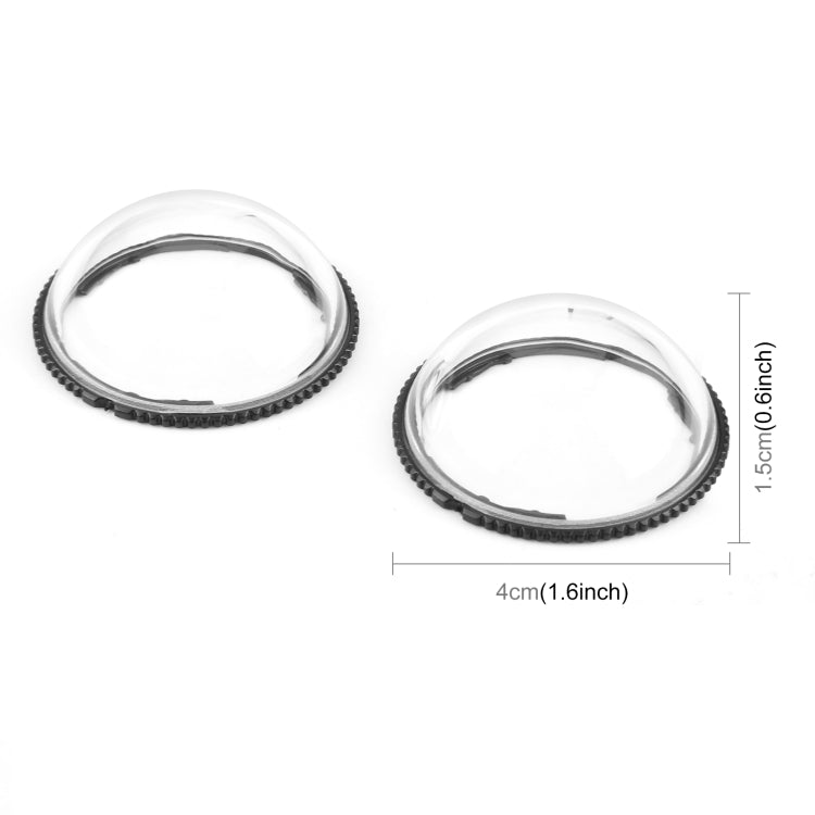 For Insta360 X4 PULUZ Rotation PC Lens Guard  Protective Cover (Transparent) - Len Accessories by PULUZ | Online Shopping South Africa | PMC TechLife | Buy Now Pay Later Mobicred