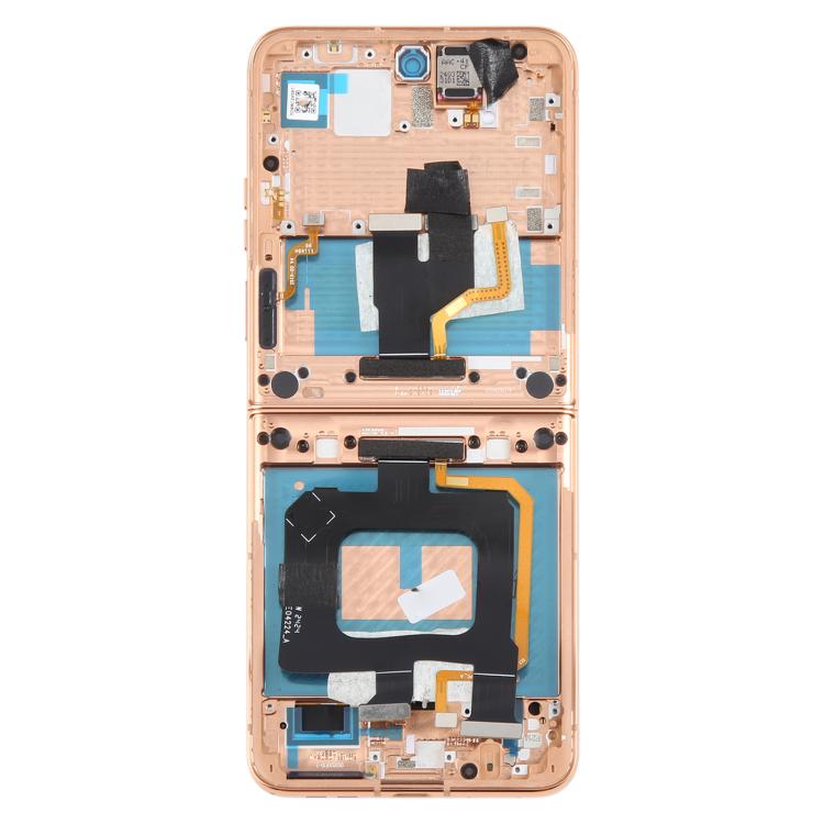 For Motorola Razr 50 Ultra Original LCD Screen Digitizer Full Assembly with Frame (Gold) - free shipping - PMC TechLife - Order now!