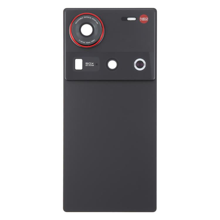 For ZTE nubia Z70 Ultra NX733J NX736J Glass Battery Back Cover with Camera Lens Cover(Black) - free shipping - PMC TechLife - Order now!