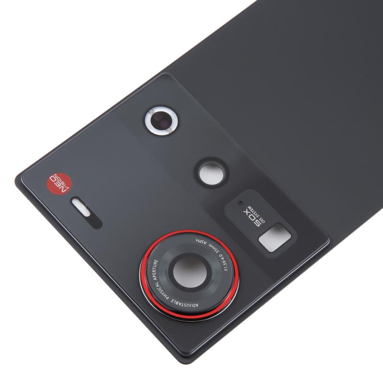 For ZTE nubia Z70 Ultra NX733J NX736J Glass Battery Back Cover with Camera Lens Cover(Black) - free shipping - PMC TechLife - Order now!