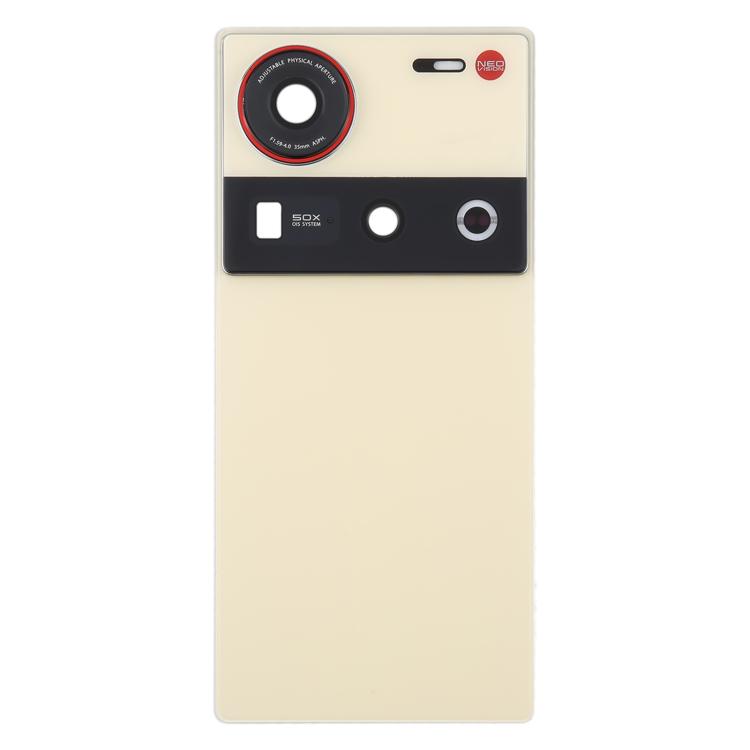 For ZTE nubia Z70 Ultra NX733J NX736J Glass Battery Back Cover with Camera Lens Cover(Gold) - free shipping - PMC TechLife - Order now!