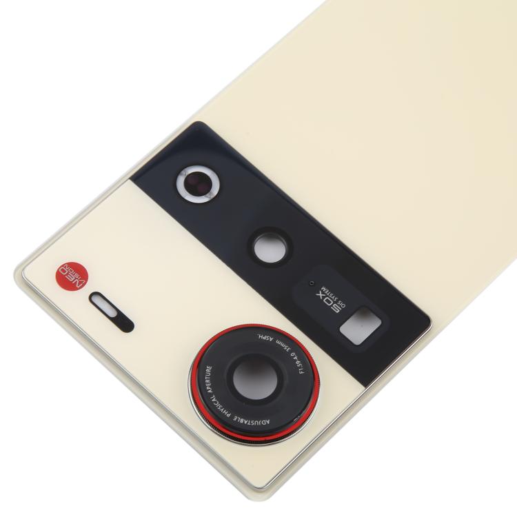 For ZTE nubia Z70 Ultra NX733J NX736J Glass Battery Back Cover with Camera Lens Cover(Gold) - free shipping - PMC TechLife - Order now!
