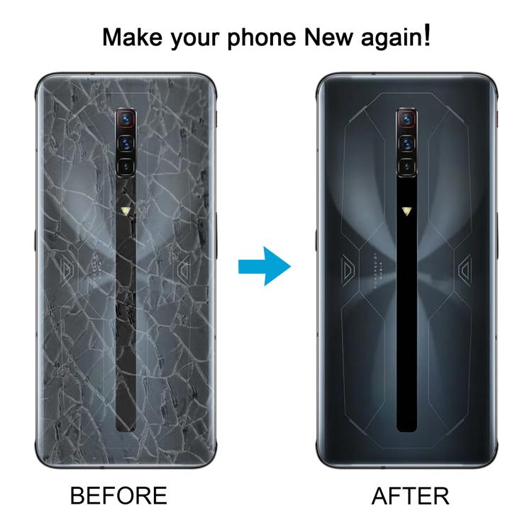 For ZTE nubia RedMagic 6S Pro Glass Battery Back Cover(Transparent) - free shipping - PMC TechLife - Order now!