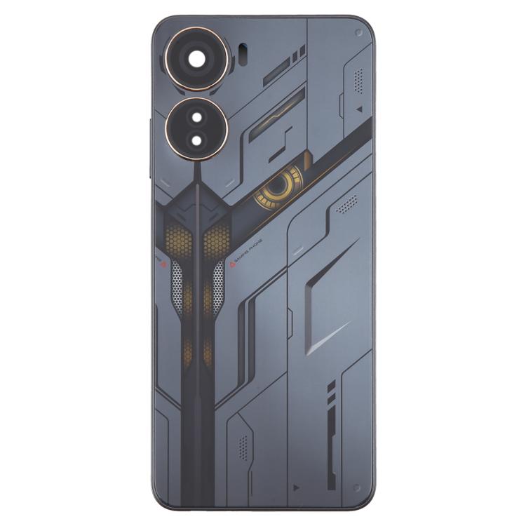 For ZTE nubia Neo 5G 8150N Plastic Battery Back Cover with Middle Frame / Camera Lens Cover(Black) - free shipping - PMC TechLife - Order now!