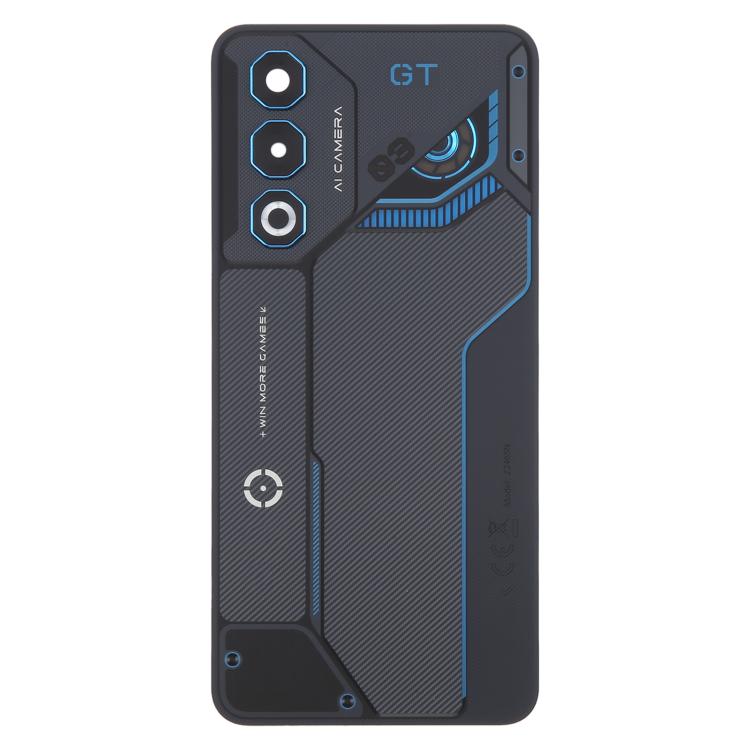For ZTE nubia Neo 3 GT Glass Battery Back Cover with Camera Lens Cover(Gray) - free shipping - PMC TechLife - Order now!