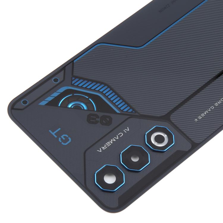 For ZTE nubia Neo 3 GT Glass Battery Back Cover with Camera Lens Cover(Gray) - free shipping - PMC TechLife - Order now!