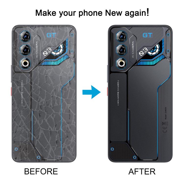 For ZTE nubia Neo 3 GT Glass Battery Back Cover with Camera Lens Cover(Gray) - free shipping - PMC TechLife - Order now!