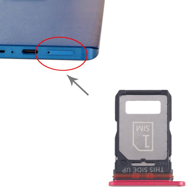 For Motorola Edge 30 Fusion XT2243-1 10pcs Original SIM Card Tray + SIM Card Tray (Red) - free shipping - PMC TechLife - Order now!
