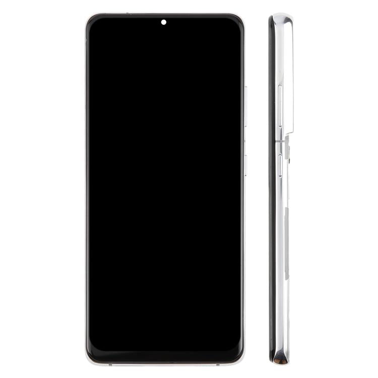 For Samsung Galaxy S21 Ultra SM-G998B 6.66 inch TFT LCD Screen Digitizer Full Assembly with Frame, Not Supporting Fingerprint Identification (Silver) - free shipping - PMC TechLife - Order now!