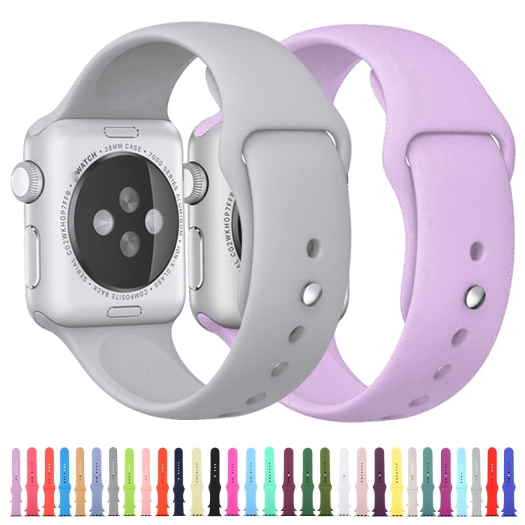 For Apple Watch Ultra 49mm & Watch Ultra 2 49mm / Series 9&8&7 45mm / SE 3&SE 2&6&SE&5&4 44mm / 3&2&1 42mm 3 in 1 Rubber Watch Band with Pin Buckle (Starlight) - free shipping - PMC TechLife - Order now!