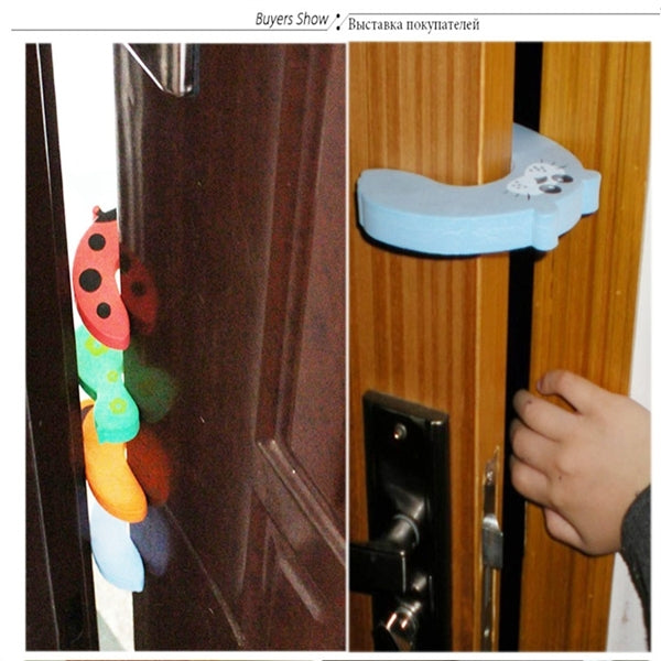 Cartoon Child Safety Gate Card / EVA Door Stopper(Green) - Safety Equipment by PMC Jewellery | Online Shopping South Africa | PMC Jewellery | Buy Now Pay Later Mobicred