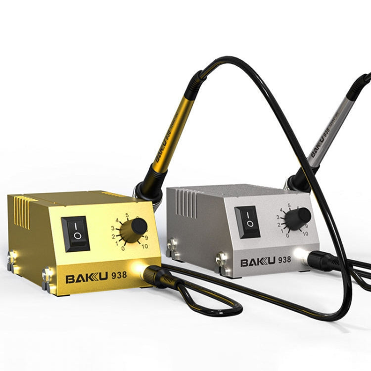 BAKU BK-938 Powerful Mini Anti-static Soldering Station Welder Machine, EU Plug (Silver) - free shipping - PMC TechLife - Order now!
