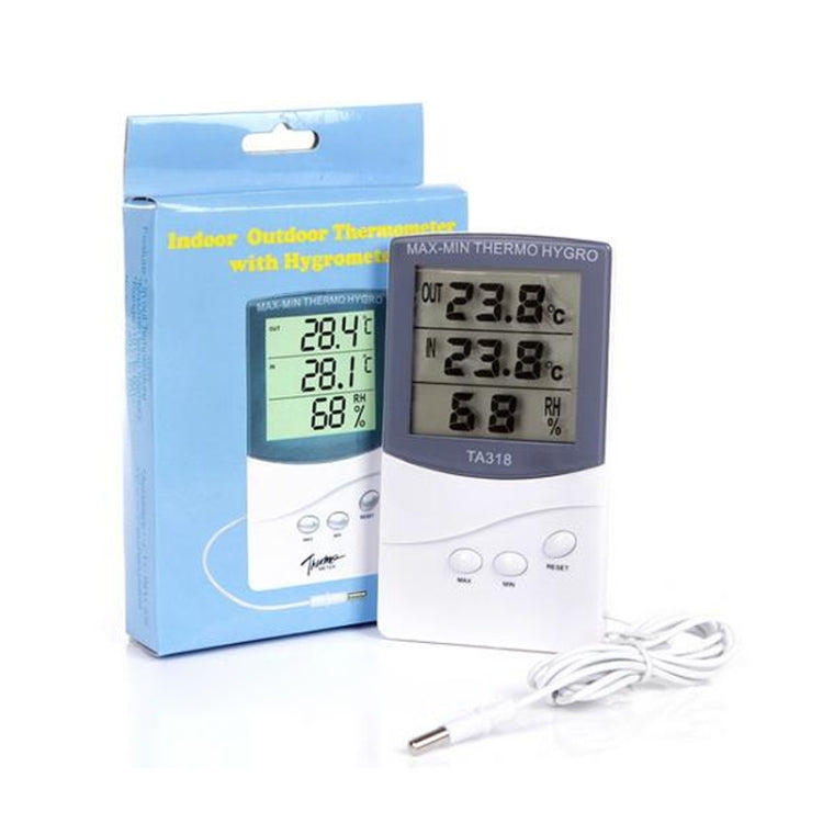 Indoor Thermometer with Hygrometer(White) - Indoor Thermometer by PMC Jewellery | Online Shopping South Africa | PMC Jewellery | Buy Now Pay Later Mobicred