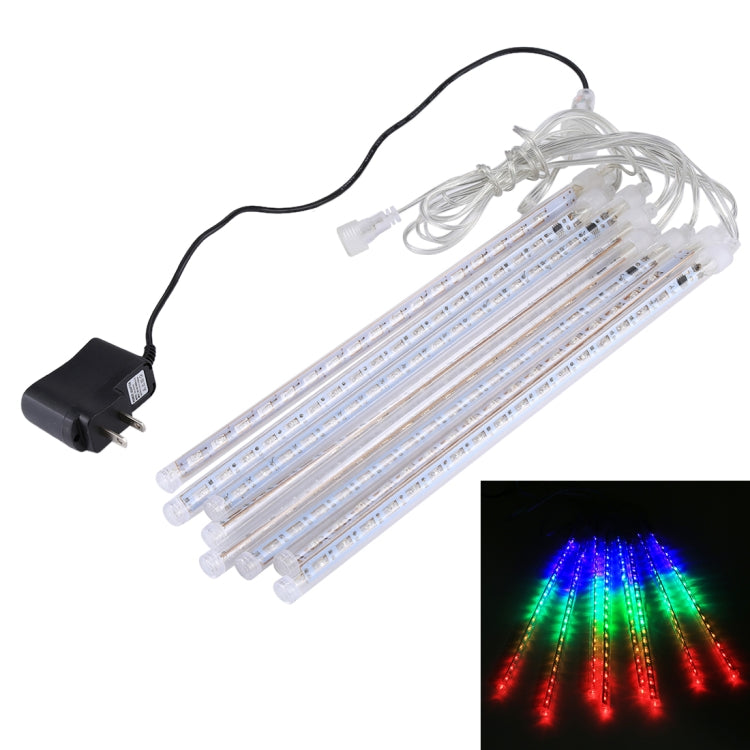 30cm 8 Light Bars Meteor Shower Lamp, 17 LED Meteor Shower Lamp for Christmas(Colorful Light) - Meteor Light by PMC Jewellery | Online Shopping South Africa | PMC Jewellery | Buy Now Pay Later Mobicred