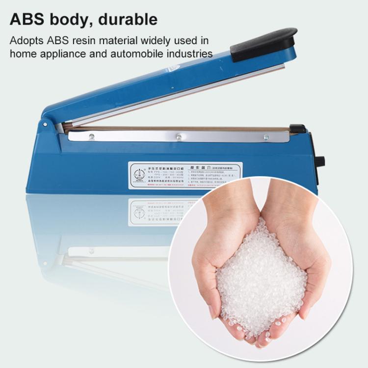 FS-300 300mm Heat Sealing Hand Impulse Poly Sealer Closer Machine (EU Plug) - Preservation Supplies by PMc TechLife | Online Shopping South Africa | PMc TechLife | Buy Now Pay Later Mobicred