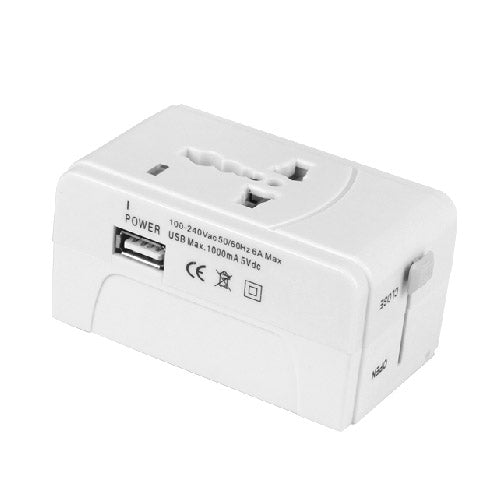 933L 4 in 1 (EU + UK + AU + US Plug) Universal USB Charger Travel Adaptor - free shipping - PMC TechLife - Order now!