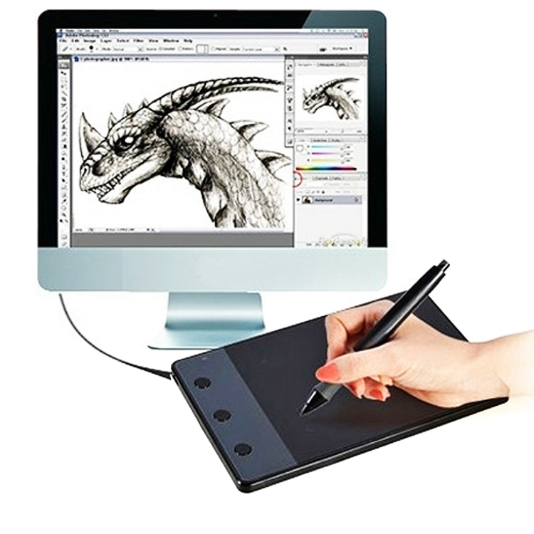 HUION H420 Computer input Device 4.17 x 2.34 inch 4000LPI Drawing Tablet Drawing Board with Pen -  by HUION | Online Shopping South Africa | PMC Jewellery