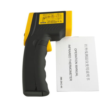 Infrared Thermometer, Temperature Range: -50 - 380 Degrees Celsius (D:S = 12:1)(Black) - Digital Thermometer by PMC Jewellery | Online Shopping South Africa | PMC Jewellery | Buy Now Pay Later Mobicred