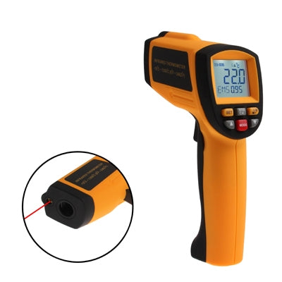 Infrared Thermometer, Temperature Range: -18 - 1350 Degrees Celsius(Orange) - Digital Thermometer by PMC Jewellery | Online Shopping South Africa | PMC Jewellery | Buy Now Pay Later Mobicred