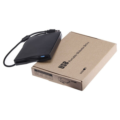 USB Portable Diskette Drive, USB External Floppy Drive(Black) - Rewritable Drive by PMC Jewellery | Online Shopping South Africa | PMC Jewellery