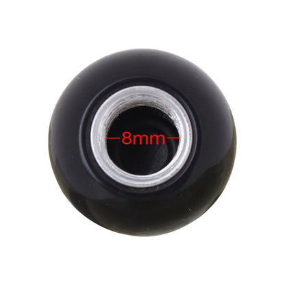 Universal 8mm American Billiards No.8 Ball Style Plastic Car Tire Valve Caps, Pack of 4(Black) - Tire Valve Caps by PMC Jewellery | Online Shopping South Africa | PMC Jewellery