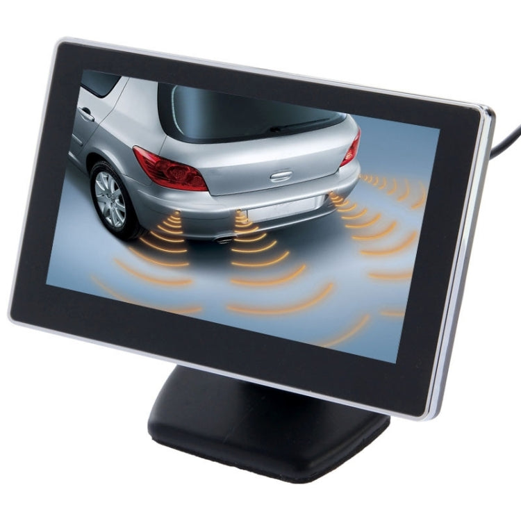 4.3 inch Car Rearview LCD Monitor with Stand, 2 Channels AV Input(Black) - Rearview Monitors by PMC Jewellery | Online Shopping South Africa | PMC Jewellery | Buy Now Pay Later Mobicred