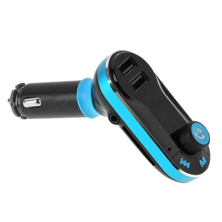 Bluetooth Tacking Handsfree Car Kit FM Transmitter with Remote Control, 2.1A Dual Car Charger, For iPhone, Galaxy, Sony, Lenovo, HTC, Huawei, and other Smartphones - Bluetooth Car Kits by PMC TechLife | Online Shopping South Africa | PMC TechLife | Buy Now Pay Later Mobicred