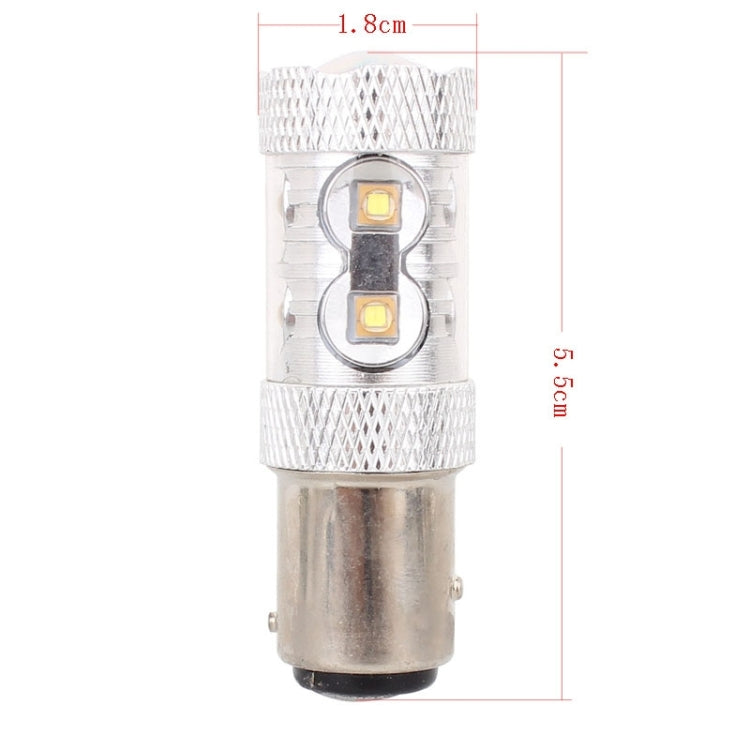 1157/BAY15D 50W 750LM 6500K White Light 10-3535-LEDs Car Brake Light  , Constant Current , DC12-24V - Brake Lights by PMC TechLife | Online Shopping South Africa | PMC TechLife | Buy Now Pay Later Mobicred