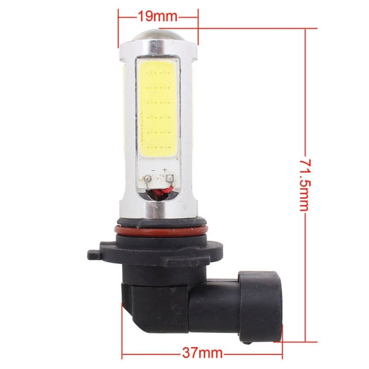 2PCS 9005 1250LM 20W + 5W 5 x COB LED White Light Car Front Fog Lamp Bulb, DC 12V - Fog / Driving Lights by PMC Jewellery | Online Shopping South Africa | PMC Jewellery | Buy Now Pay Later Mobicred