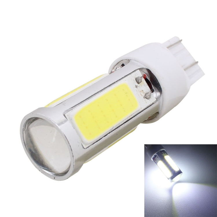 2PCS T20 Dual Wires 1250LM 20W + 5W 5 x COB LED White Light Brake Light Daytime Running Light Bulb, DC 12V - Brake Lights by PMC Jewellery | Online Shopping South Africa | PMC Jewellery | Buy Now Pay Later Mobicred