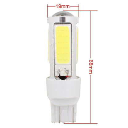 2PCS T20 Dual Wires 1250LM 20W + 5W 5 x COB LED White Light Brake Light Daytime Running Light Bulb, DC 12V - Brake Lights by PMC Jewellery | Online Shopping South Africa | PMC Jewellery | Buy Now Pay Later Mobicred