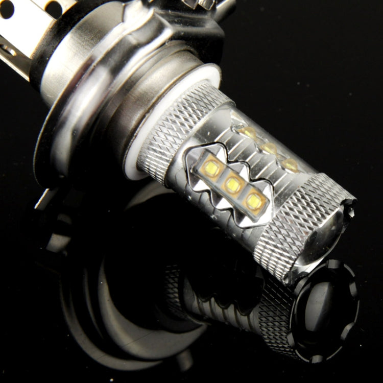 H4 80W White 16 CREE LED Fog Light for Vehicles, DC 12V - Fog / Driving Lights by PMC Jewellery | Online Shopping South Africa | PMC Jewellery | Buy Now Pay Later Mobicred