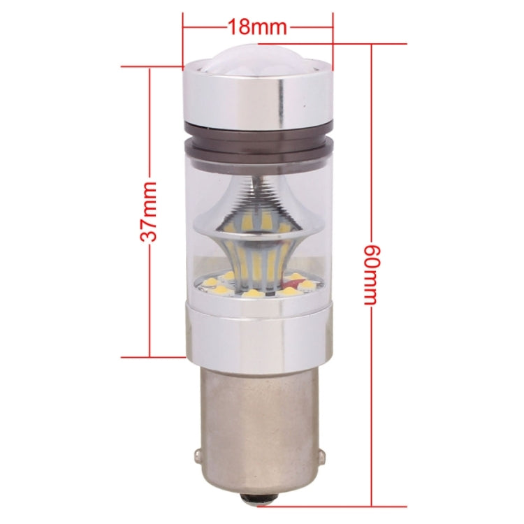 1156 850LM  BA15S 100W LED  Car Rear Backup/ Front Turn Signals Lamp Bulb, DC 12-24V(Cool White) - Brake Lights by PMC TechLife | Online Shopping South Africa | PMC TechLife | Buy Now Pay Later Mobicred