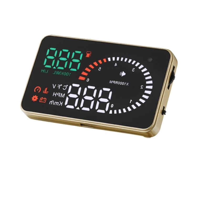 X6 3.5 inch Car OBDII / EUOBD HUD Vehicle-mounted Head Up Display Security System, Support Speed & Water Temperature & Speed Alarm & Fuel Consumption & Battery Voltage, etc. - Head Up Display System by PMC TechLife | Online Shopping South Africa | PMC TechLife | Buy Now Pay Later Mobicred