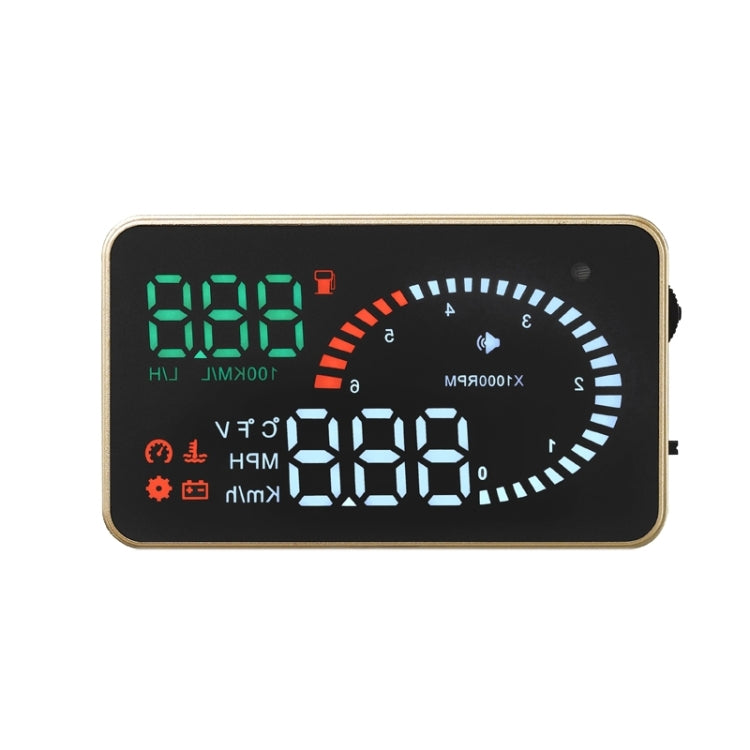 X6 3.5 inch Car OBDII / EUOBD HUD Vehicle-mounted Head Up Display Security System, Support Speed & Water Temperature & Speed Alarm & Fuel Consumption & Battery Voltage, etc. - Head Up Display System by PMC TechLife | Online Shopping South Africa | PMC TechLife | Buy Now Pay Later Mobicred