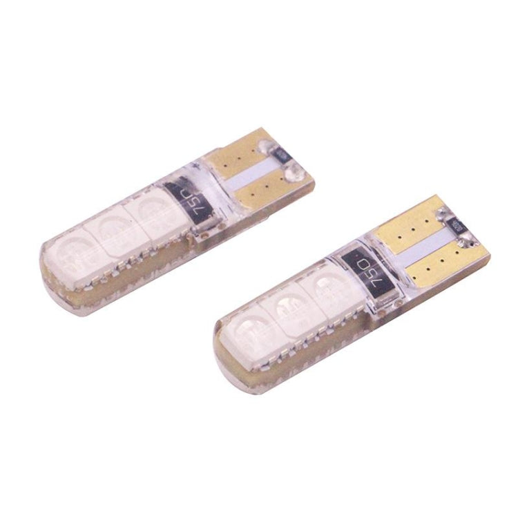 2 PCS T10 2W 120-140LM 6 LED Ice Blue 5050 LED Brake Light for Vehicles, DC12V - Clearance Lights by PMC TechLife | Online Shopping South Africa | PMC TechLife | Buy Now Pay Later Mobicred