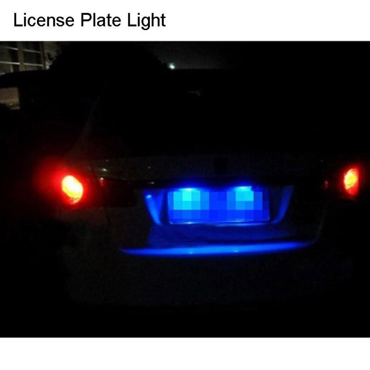2 PCS T10 2W 120-140LM 6 LED Ice Blue 5050 LED Brake Light for Vehicles, DC12V - Clearance Lights by PMC TechLife | Online Shopping South Africa | PMC TechLife | Buy Now Pay Later Mobicred