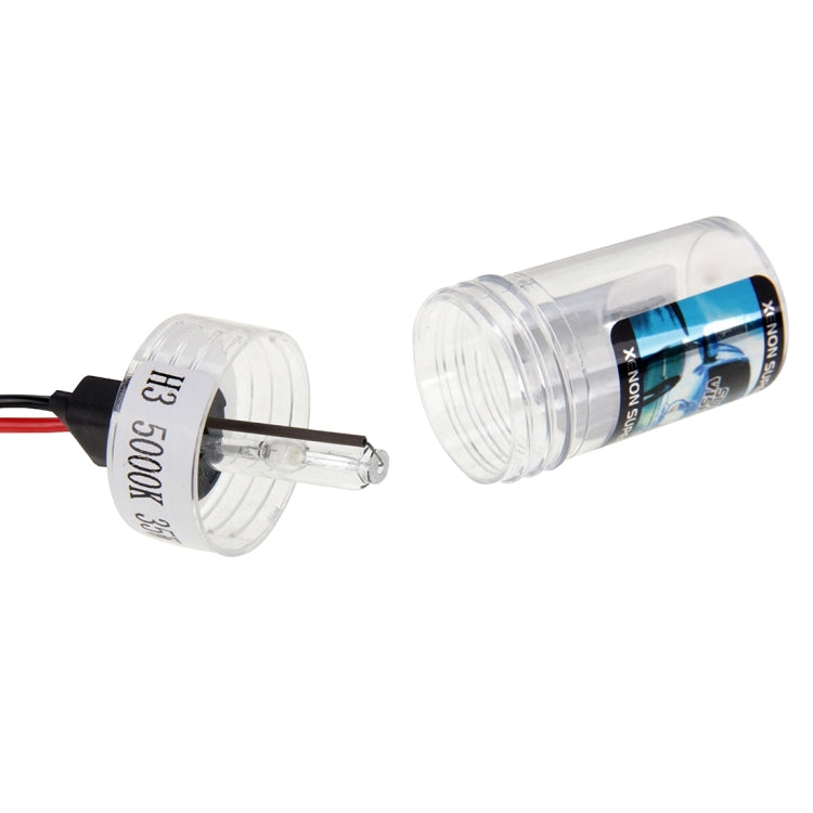 DC12V 35W H3 HID Xenon Light Single Beam Super Vision Waterproof Head Lamp, Color Temperature: 6000K, Pack of 2 - Xenon Lights by PMC TechLife | Online Shopping South Africa | PMC TechLife | Buy Now Pay Later Mobicred