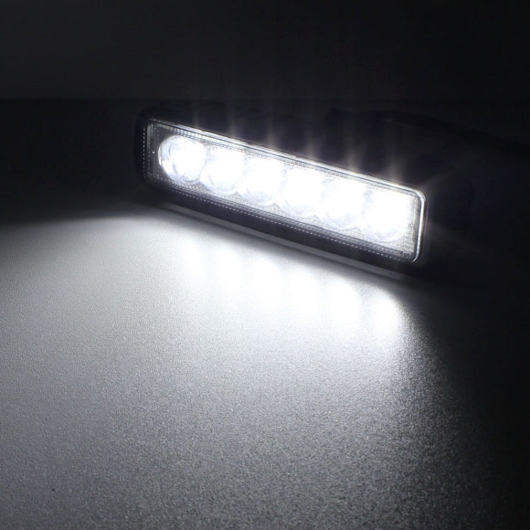 18W 1440LM Epistar 6 LED White Slot Beam Car Work Lamp Bar Light Waterproof IP67, DC 10-30V - Work Lights by PMC Jewellery | Online Shopping South Africa | PMC Jewellery | Buy Now Pay Later Mobicred