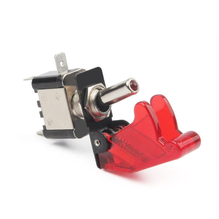 Flip Cover Nitrous Arming Switch with Red LED Indicator (Vehicle DIY), Red - Car Switches by PMC Jewellery | Online Shopping South Africa | PMC Jewellery