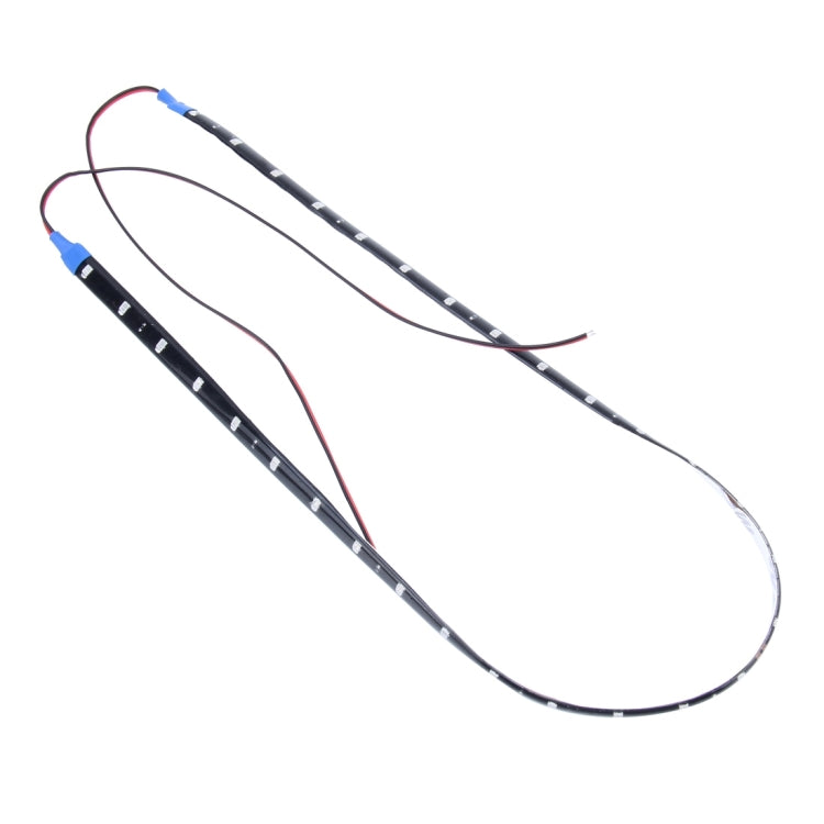 10 PCS 60cm 30 LED Waterproof Flexible Car Strip Light, DC 12V(Blue Light) - Decorative Lights by PMC Jewellery | Online Shopping South Africa | PMC Jewellery | Buy Now Pay Later Mobicred