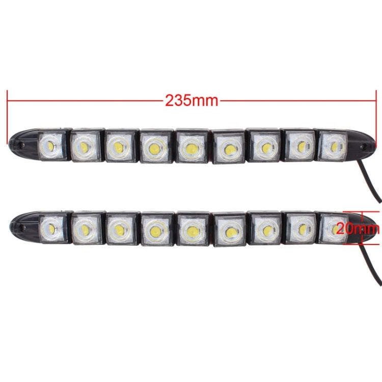 2 PCS  4.5W 9 LED SMD 5050 Flexible Snake LED Car Daytime Running Lights, DC 12V - Running Lights by PMC Jewellery | Online Shopping South Africa | PMC Jewellery | Buy Now Pay Later Mobicred