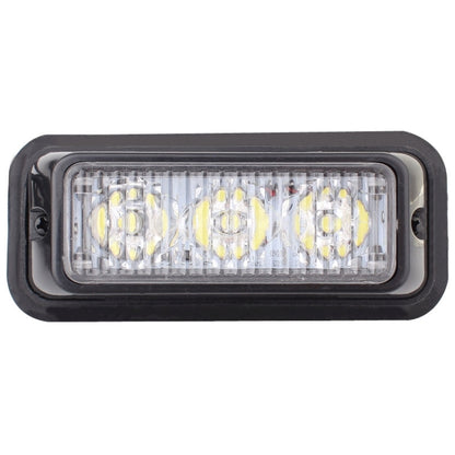 9W 540LM 6500K 3-LED White Light Wired Car Flashing Warning Signal Lamp, DC12V, Wire Length: 95cm - Warning Lights by PMC Jewellery | Online Shopping South Africa | PMC Jewellery | Buy Now Pay Later Mobicred