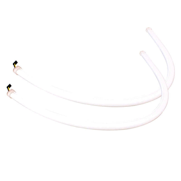 2 PCS  6W 360LM 6500K 597-577nm White + Yellow Wired LED Tube Daytime Running Light DRL Steering Lamp, DC12V, Lamp Length:60cm - Fog / Driving Lights by PMC TechLife | Online Shopping South Africa | PMC TechLife | Buy Now Pay Later Mobicred