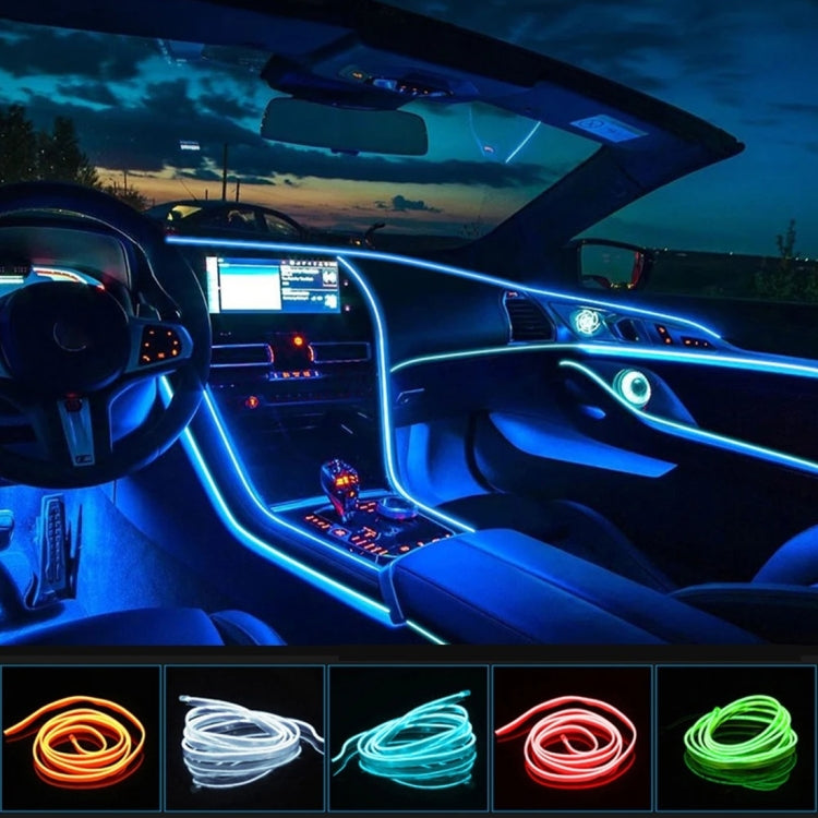 Waterproof Flat Flexible Car Strip Light with Driver for Car Decoration, Length: 5m (Ice Blue Light) - Atmosphere lights by PMC Jewellery | Online Shopping South Africa | PMC Jewellery | Buy Now Pay Later Mobicred